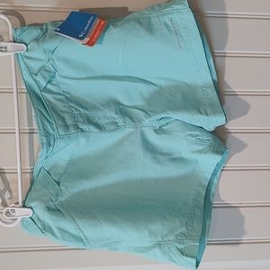 Women's Columbia Shorts, New, Teal